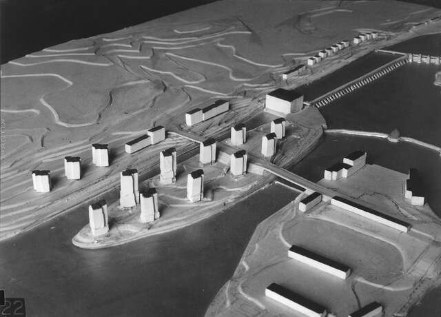 Photo of a scale model