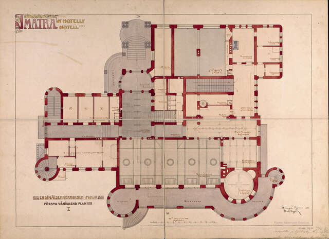 Floor plan of a building