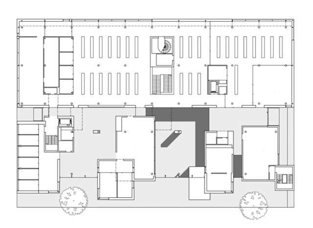 Floor plan of the 1st floor