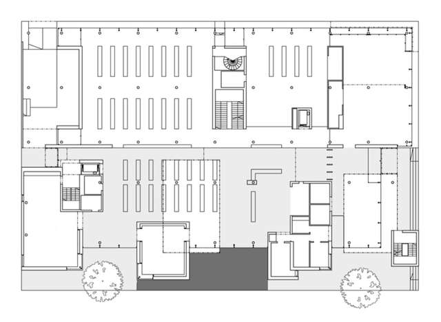 Floor plan of the ground floor
