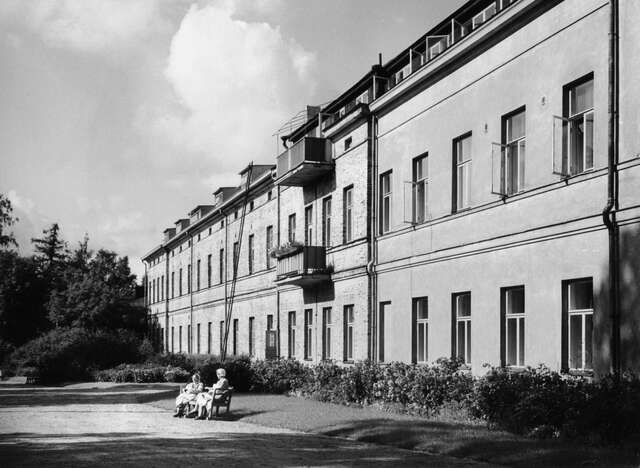 Lapinlahti Hospital elevation in the 1950s