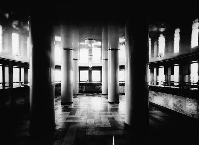 Photo of an interior with windows