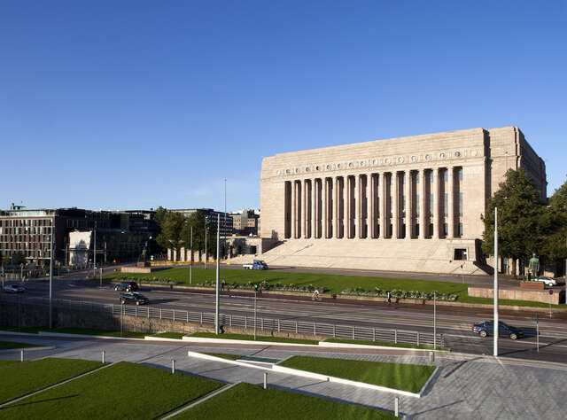 Facade of the Parliament House.