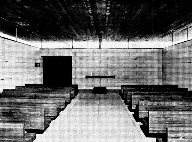 Interior of the smaller chapel