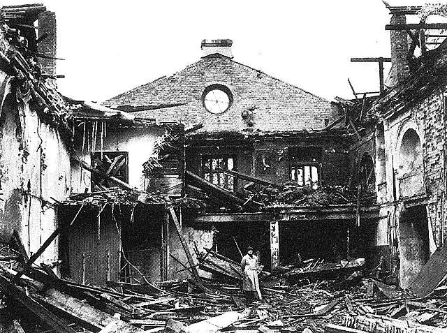 Katajanokka Primary School in the beginning of the renovation in 1984