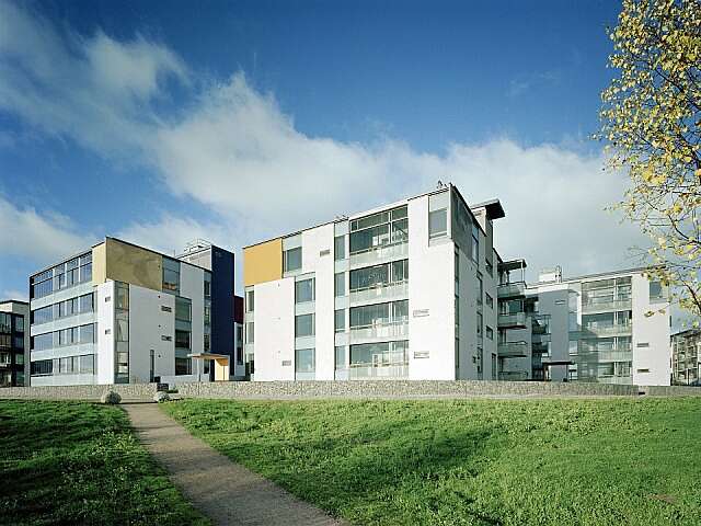 Elevations towards the park