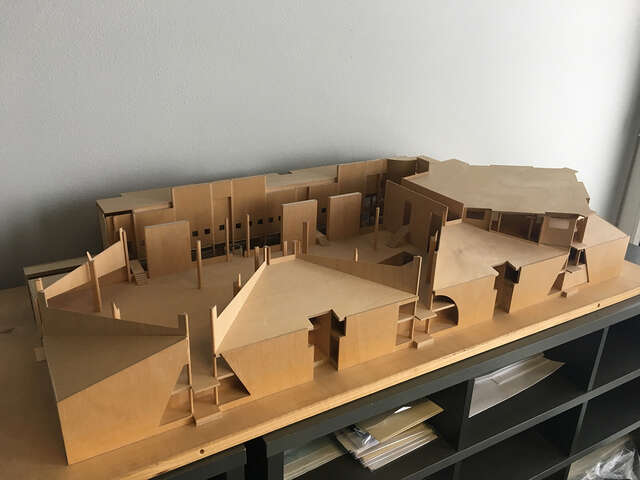 Joensuun kirjasto pienoismalli anninnäpsy muokattu