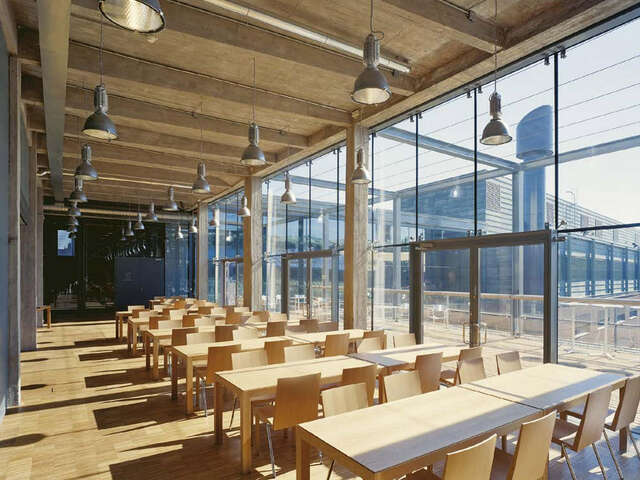 The staff restaurant