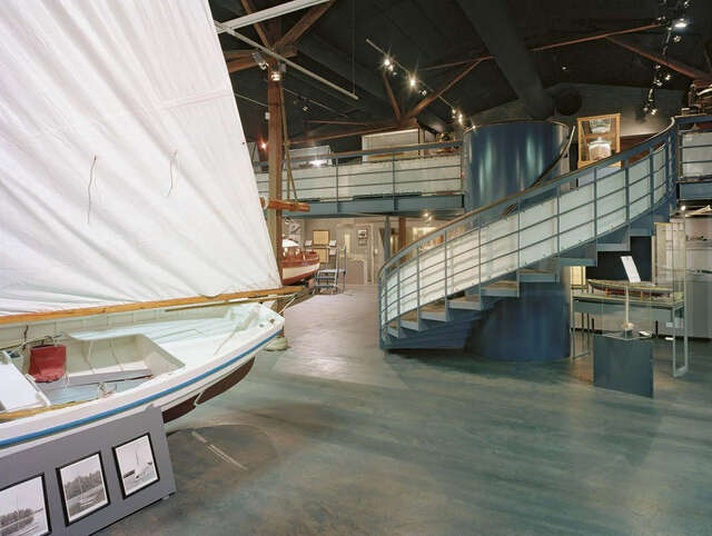 Interior of an exhibition space