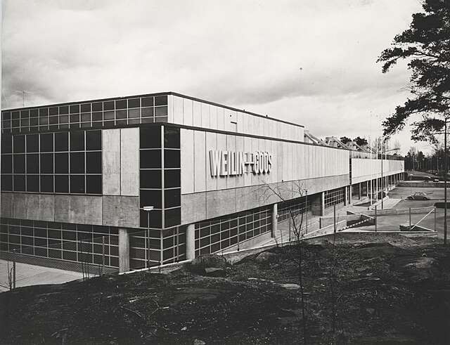 Façade of a printing house