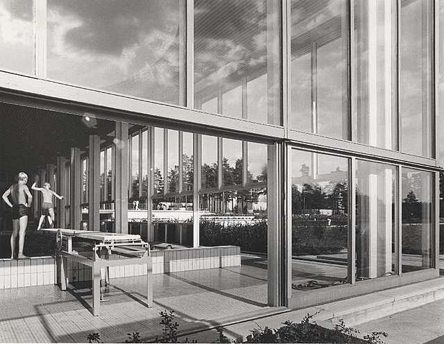 Swimming hall in 1968