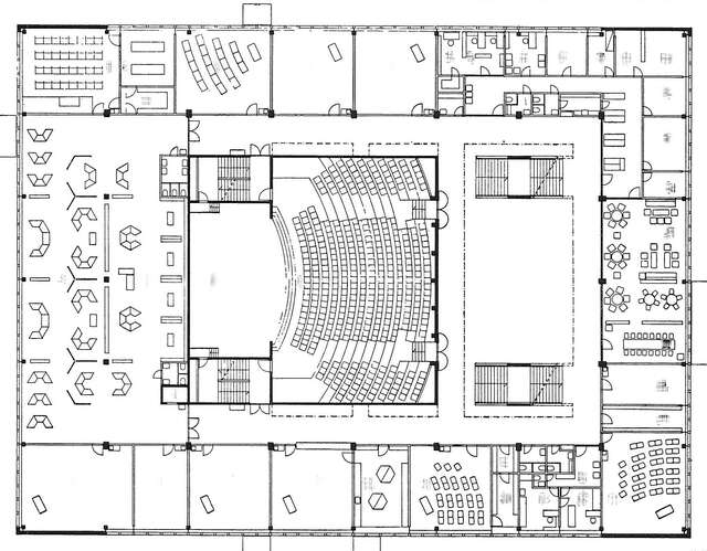 Floor plan of the 1st floor