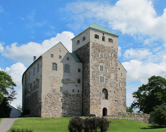 Facade of the Turku castle.