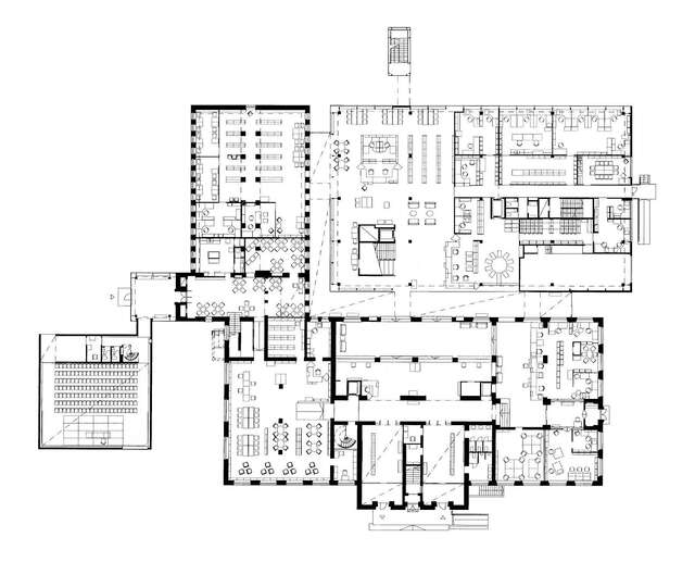 Floor plan of the ground floor