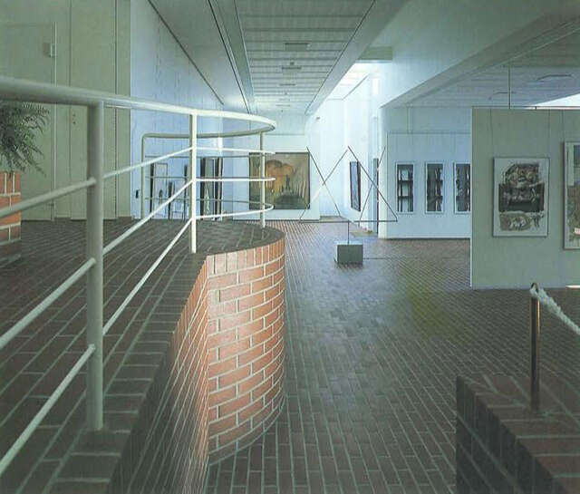 View from the exhibition room of Kuusankoski Hall