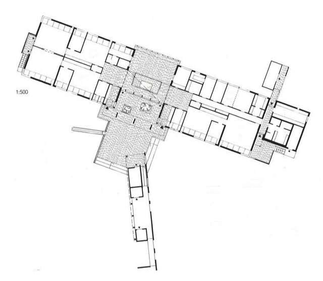 Floor plan of the daycare centre.