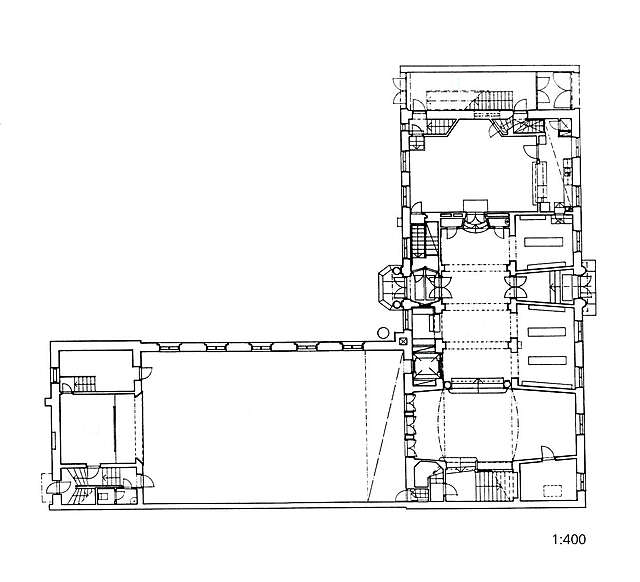 Floor plan of the ground floor