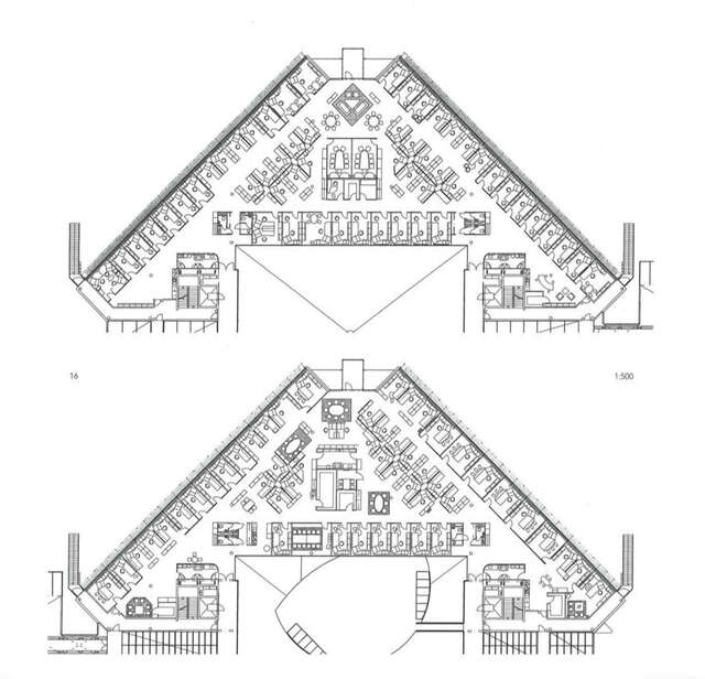 Example of the furniture in the office flo