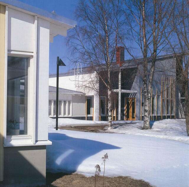 Yard of the service centre