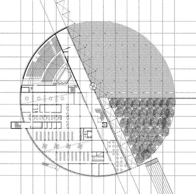 Floor plan of the entrance floor