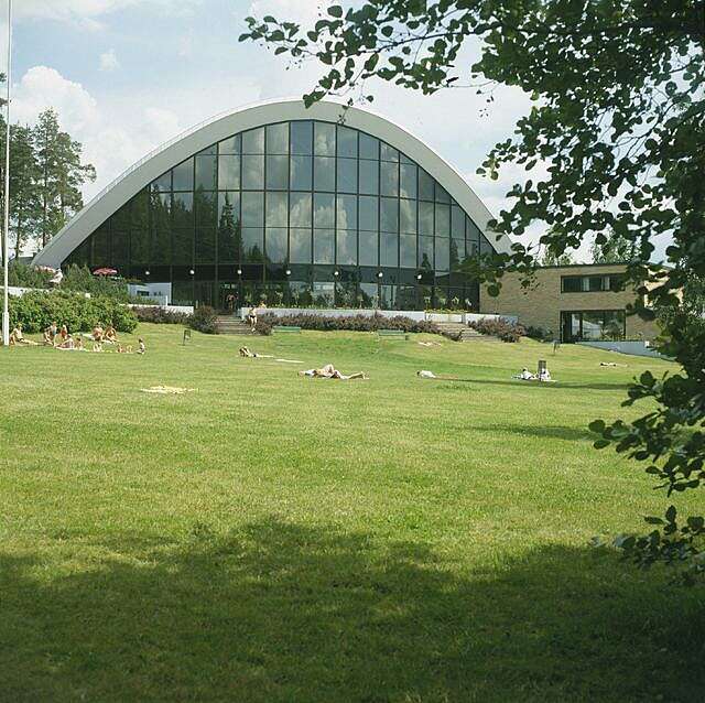 Swimming hall and its surroundings