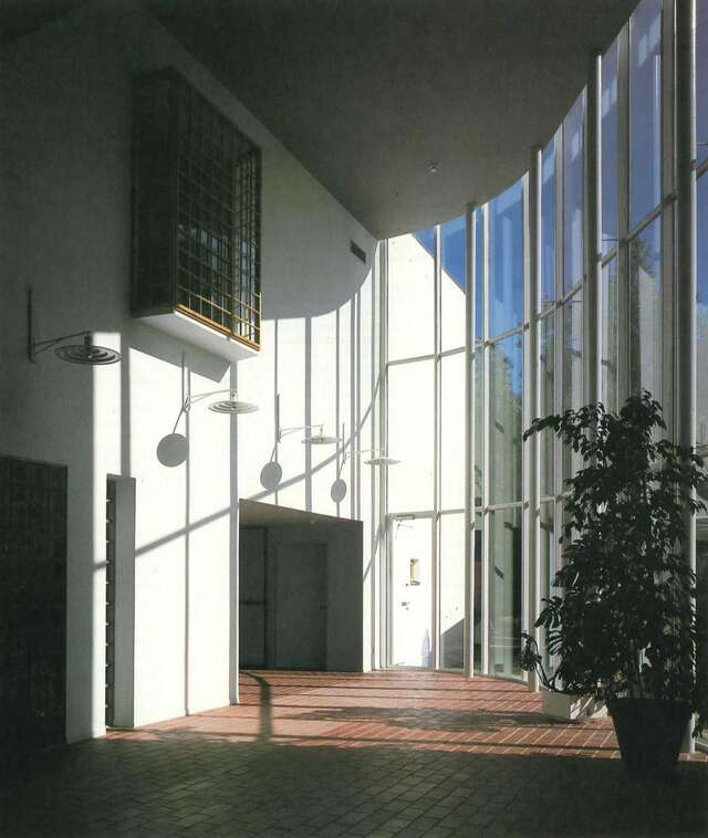 Entrance hall of Kauniainen Church.