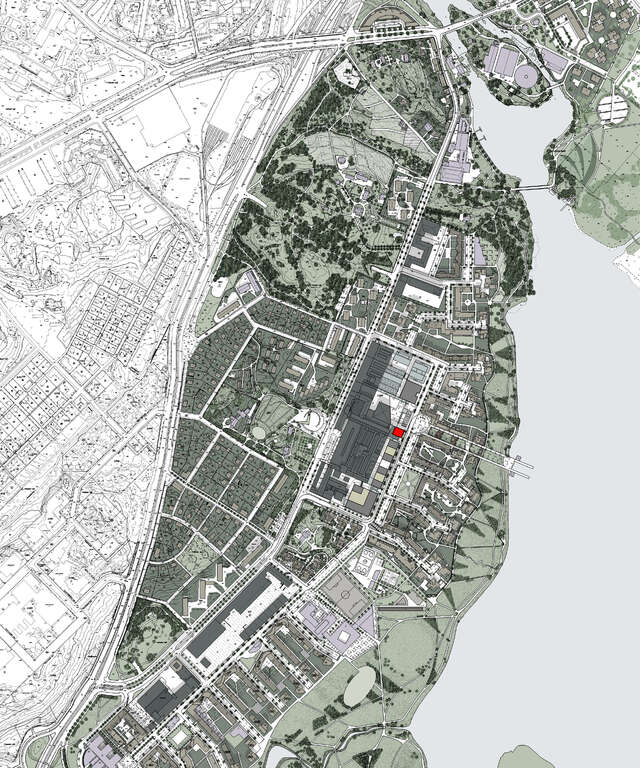 Detailed site plan.
