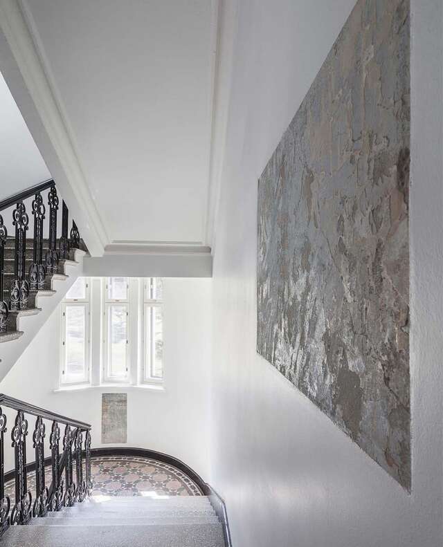 Staircase in an Art Nouveau building.