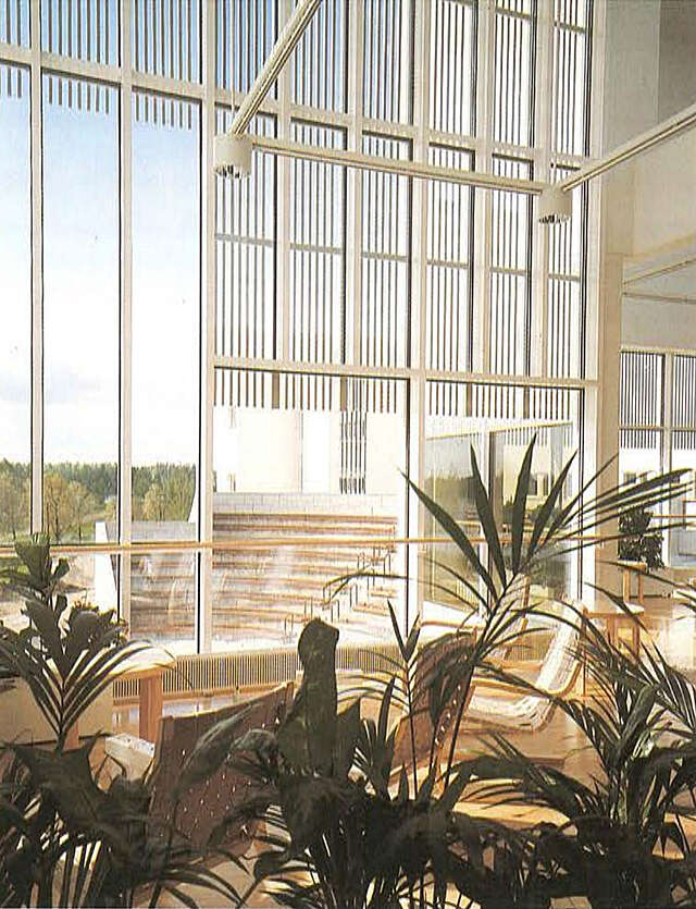 View from the reading room.