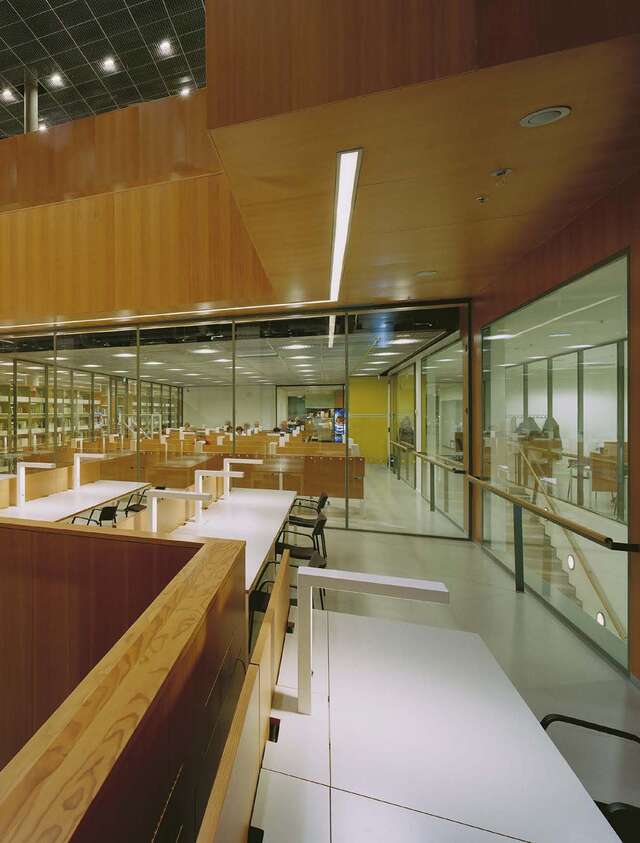 View from the reading balcony