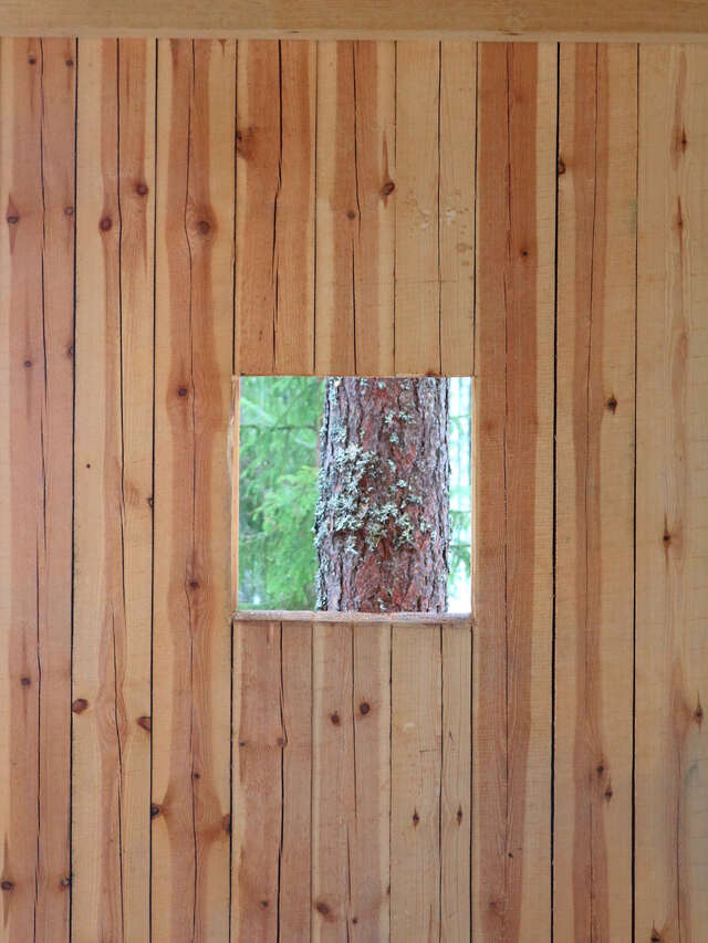 Detail of the shelter