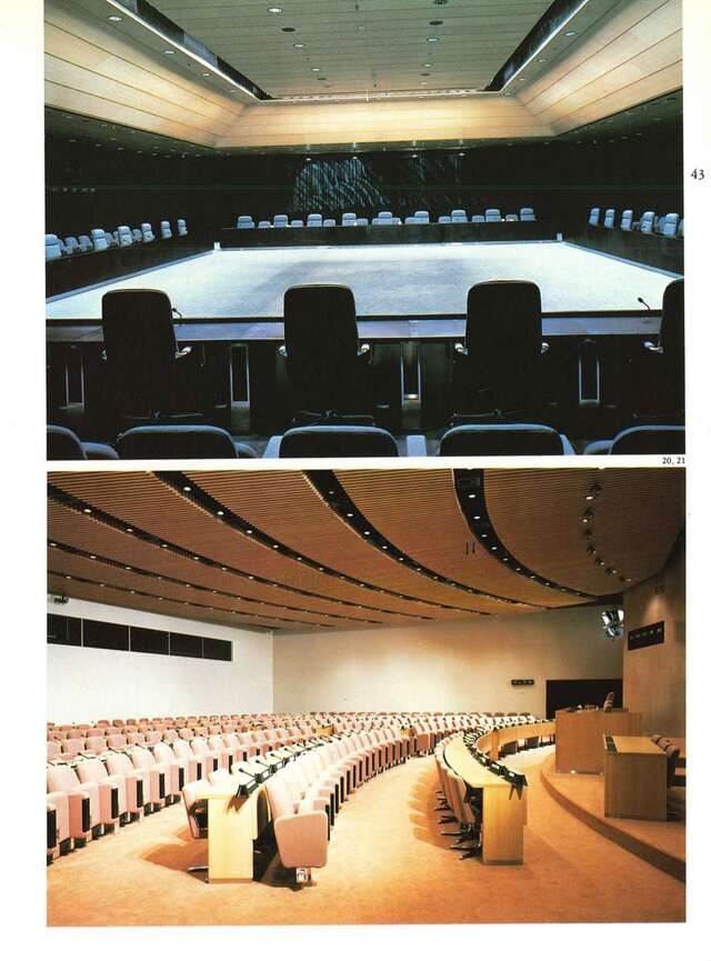 conference building's interiors