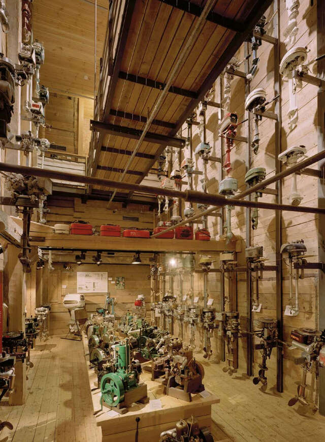 Interior of an exhibition space