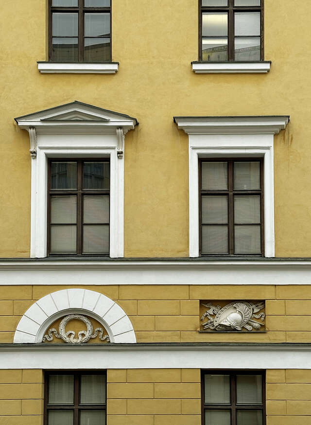 details of the facade