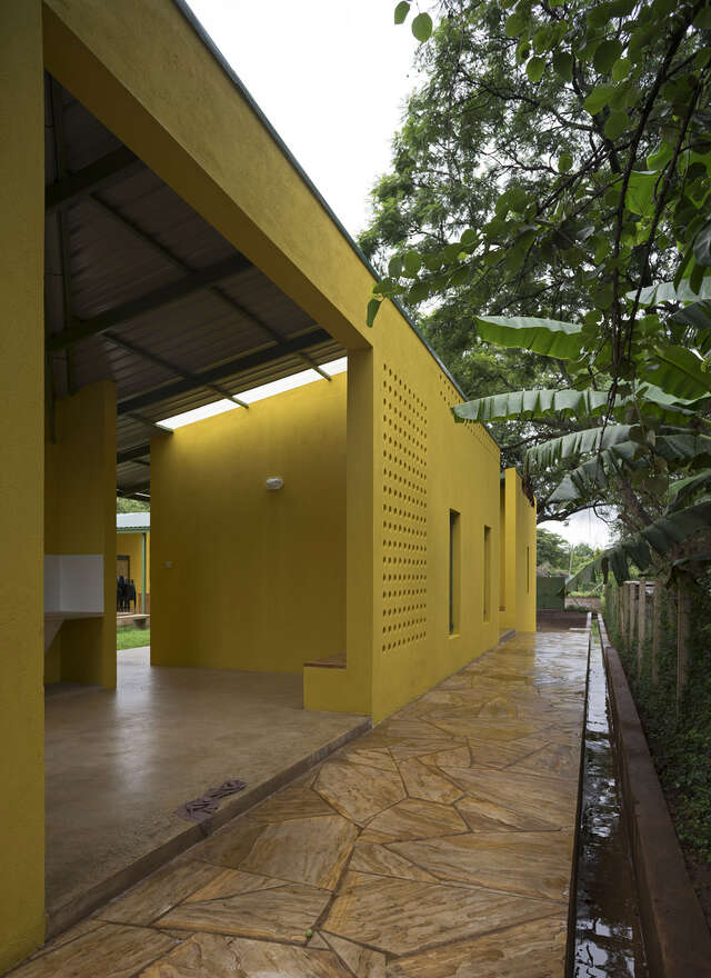 Detail of the façade