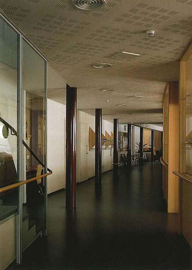 Hallway of the service apartments
