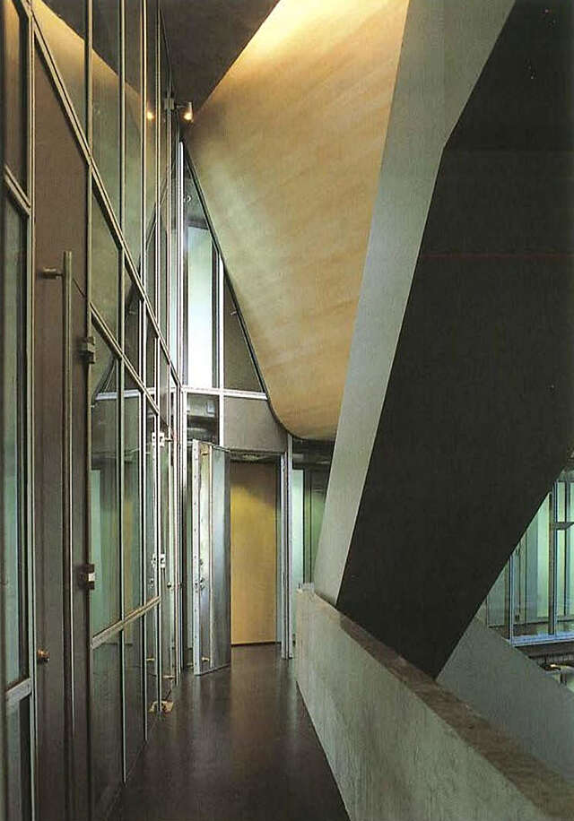 Staircase in the lobby