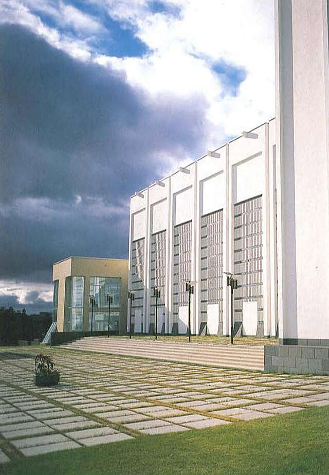 Concert hall elevation