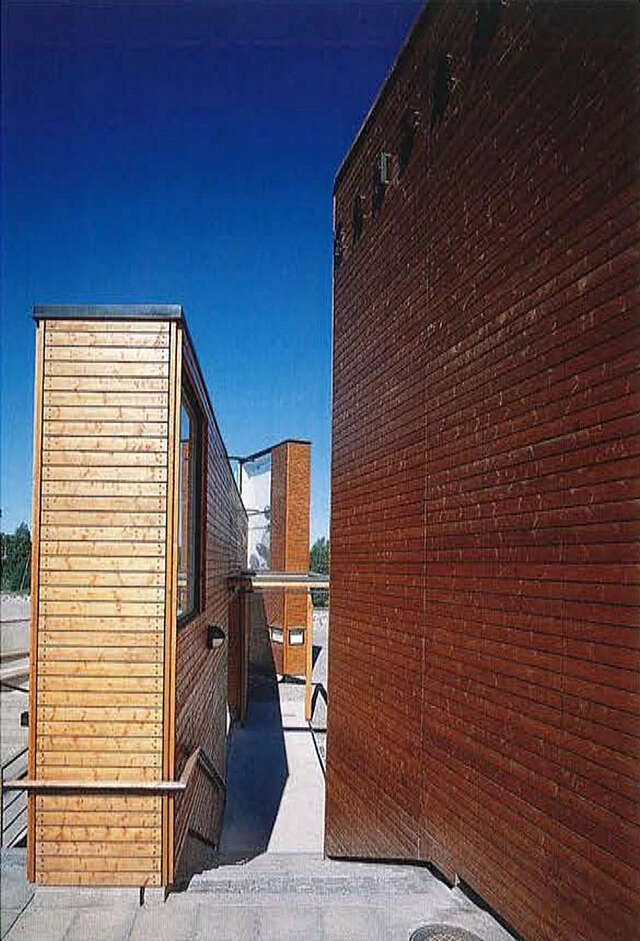 Detail of the façade