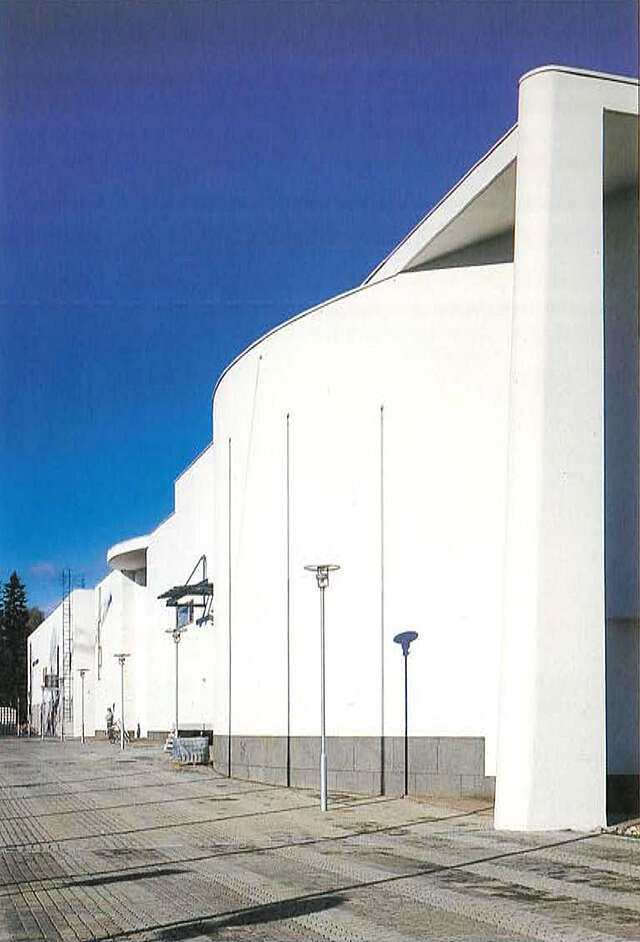 West elevation of Poleeni Cultural Centre