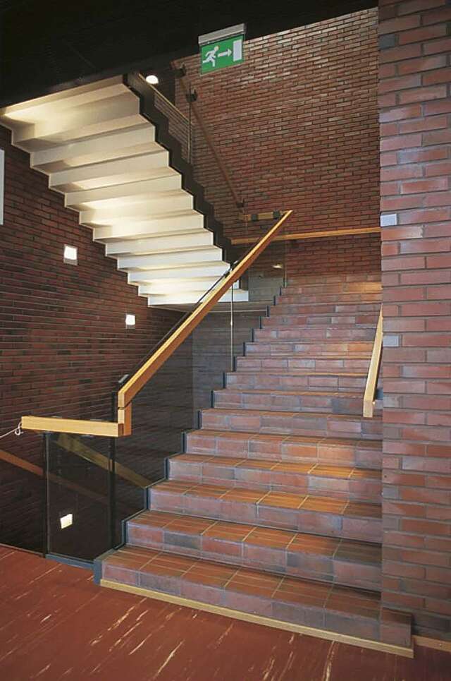 Brick staircase