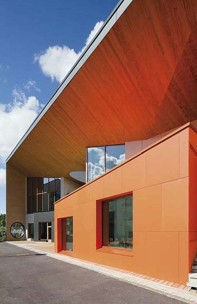 Main elevation of the daycare centre